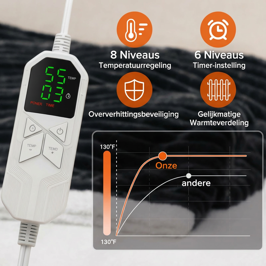 GeluksKado™ - Verwarmde Hoodie (EU-stekker)